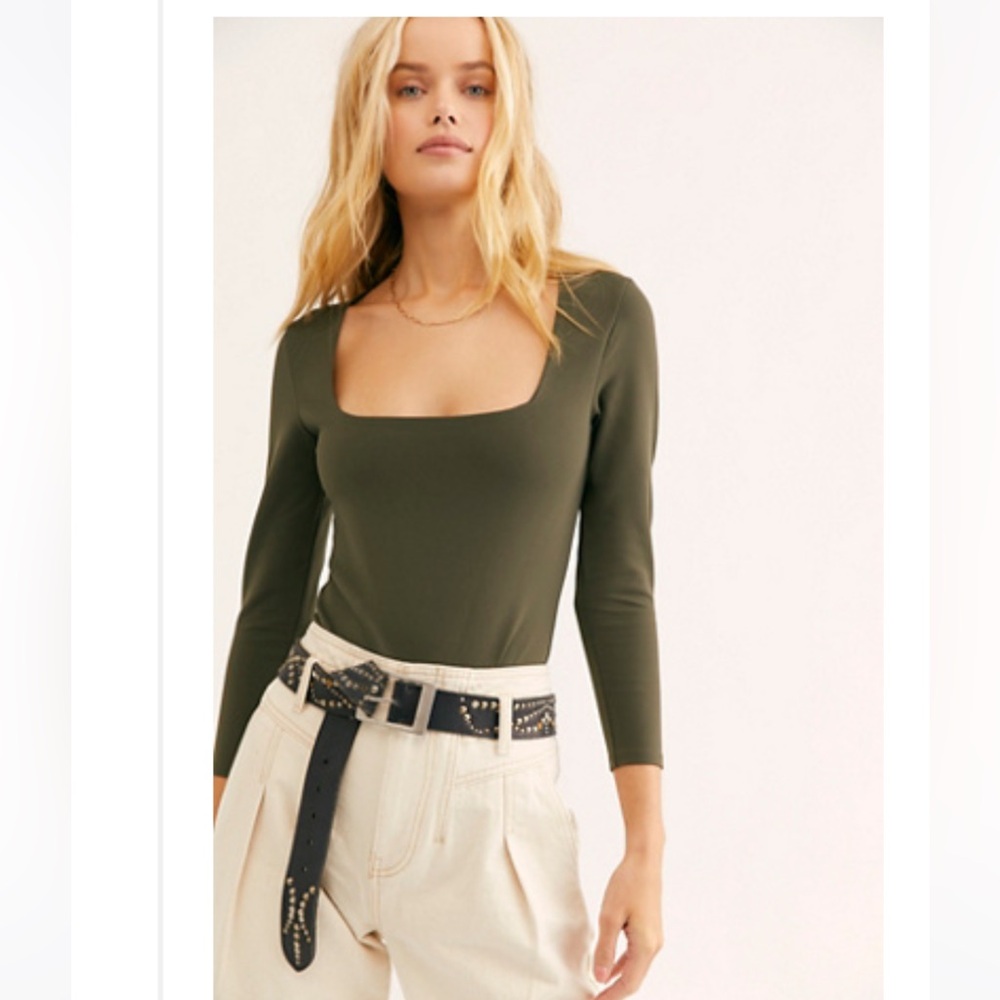 Free People Truth or Square Bodysuit, Small (3)